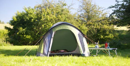 Coleman Darwin 4 Plus Σκηνή Camping Igloo Ορειβασίας Γκρι 4 Εποχών για 4 Άτομα Αδιάβροχη 3000mm 340x260x130εκ.
