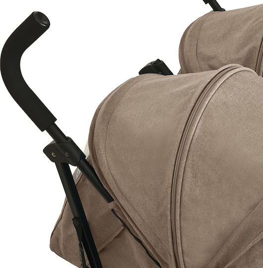 vidaXL Umbrella Stroller Suitable for Newborn Taupe 14.4kg