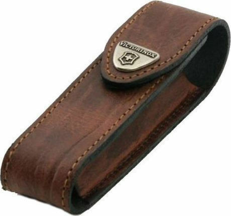 Leather Belt Case 130 mm Brown