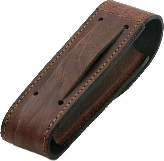 Leather Belt Case 130 mm Brown