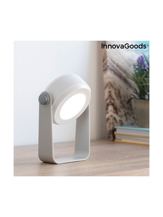 InnovaGoods Lanthree LED Office Lighting and Folding Lamp in White Color