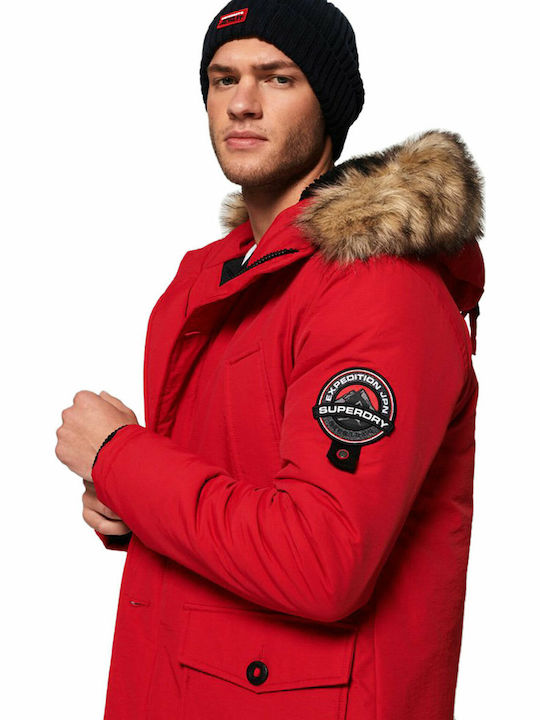 Everest Winter Jacke Parka Rot