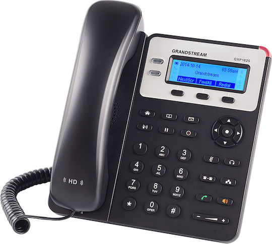 Grandstream GXP1625 Wired IP Phone with 2 Lines Black