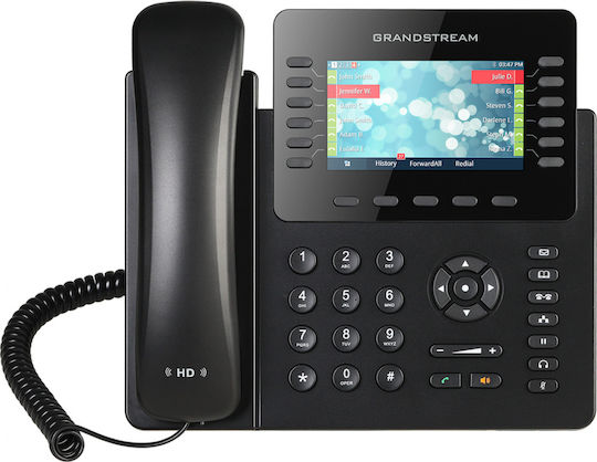 Grandstream GXP2135 Ενσύρματο Τηλέφωνο IP 8 γραμμών Μαύρο