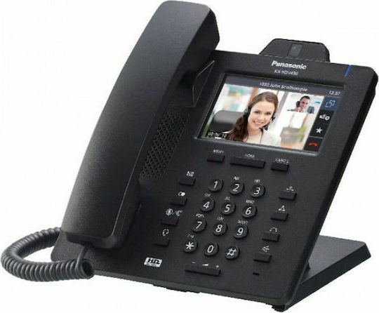 Panasonic KX-HDV430 С кабел Телефон IP 16 линии Черен