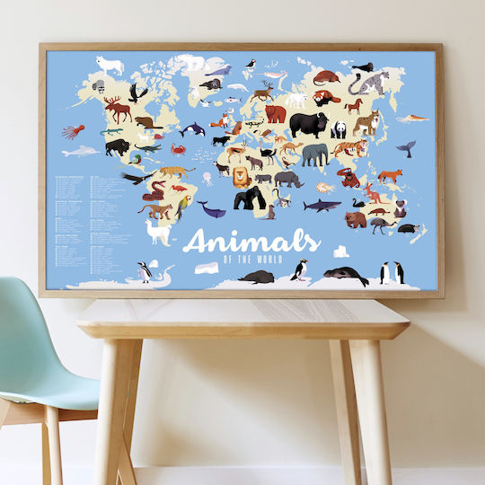 Poppik Αυτοκόλλητα Discovery Animals of the World