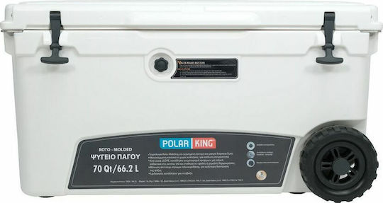 Polar King Roller 70 Portable Fridge 66.3L White
