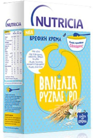 Nutricia Baby Cream Vanilla Rice Flour with Vanilla Rice Flour Flavor No Added Sugar 250gr for 5+ Months