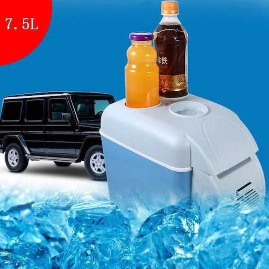 Huanjie Tragbares Kühlschrank Thermoelektrisch 7,5l Blau