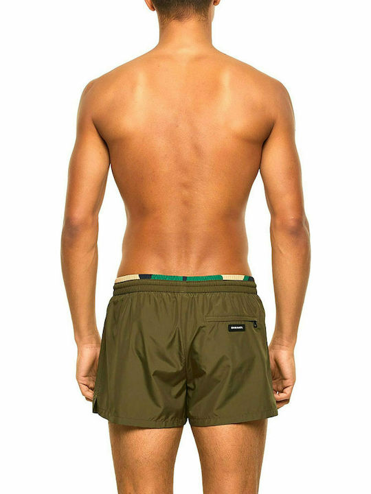 Diesel BMBX-Sandy 2.017 Men's Swimwear Shorts Khaki with Patterns