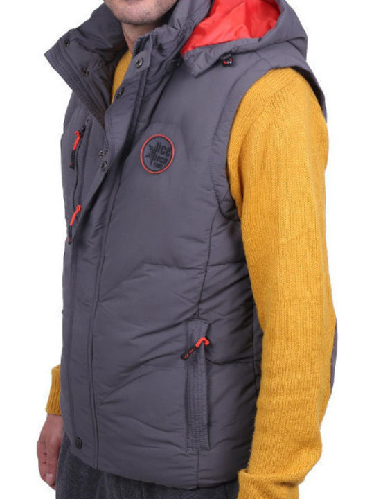 Αμάνικο Μπουφάν Puffer Γκρι
