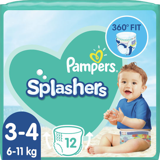 Pampers Swim Diapers Splashers No. 3 for 6-11kg 12pcs