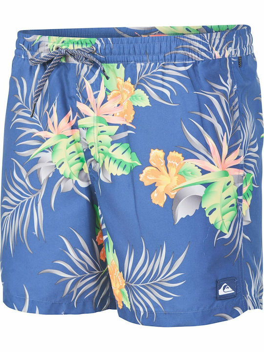 Paradise Express Volley Men's Swimwear Shorts Navy Blue with Prints EQYJV03705 BPZ6