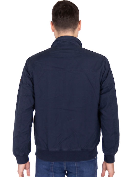 Pepe Jeans Knightsbridge Men's Bomber Jacket Navy Blue