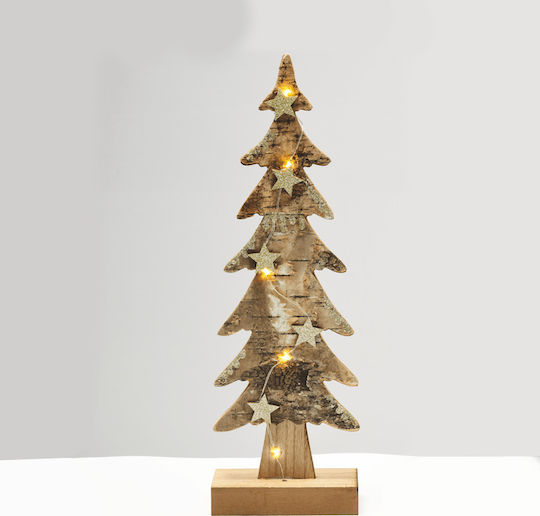 Illuminated Christmas Decorative Tree 40cm Beige