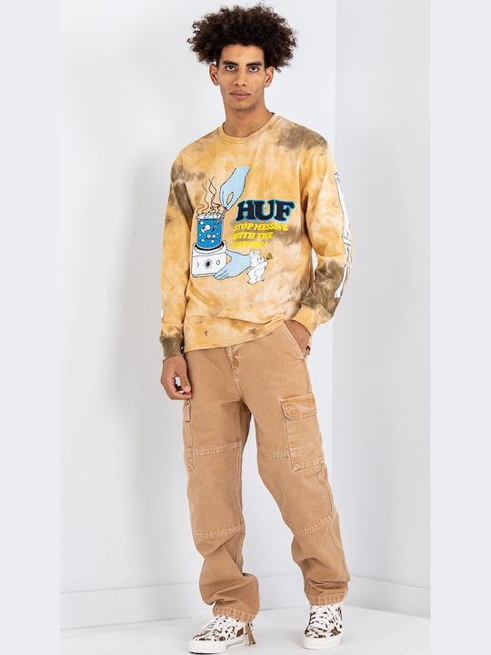 Mess Tiedye Тениска Кафяв
