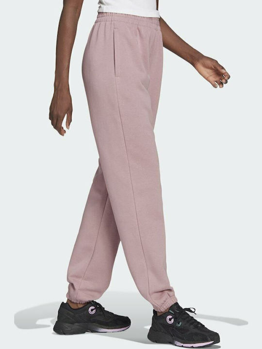 Adicolor Essentials Παντελόνι Φόρμας με Λάστιχο Fleece Magic Mauve