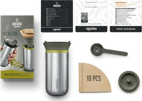 Wacaco Cuppamoka Electric Machine 14bar with Coffee Container 20gr 20.08.0901