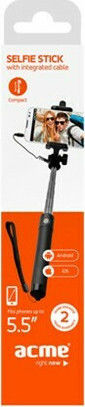 Acme MH09 Selfie Stick With 3.5mm Cable Black 159107