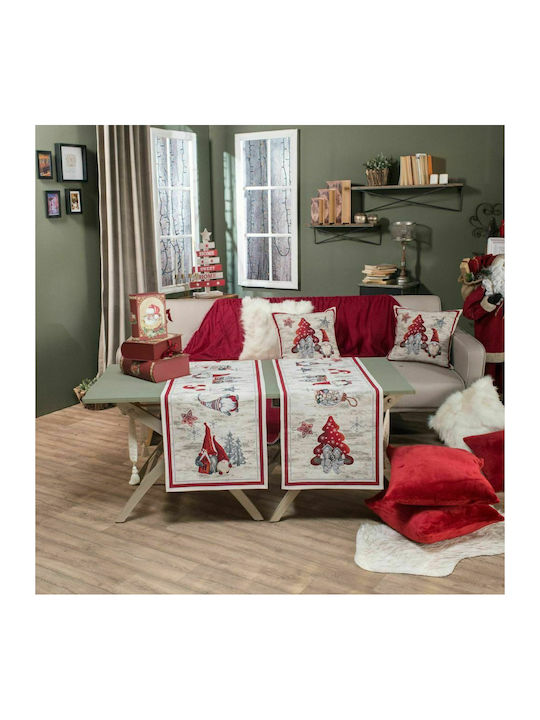 Teoran Christmas Fabric Tablecloth Ornament L140xW140cm