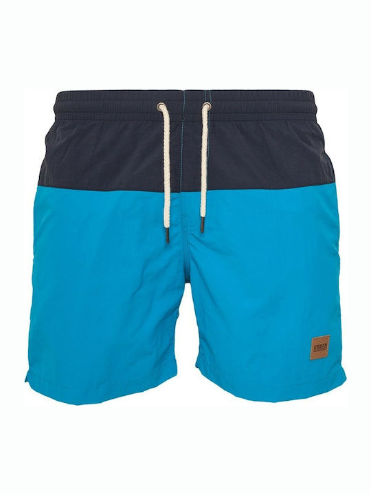 Ανδρικό Μαγιό Σορτς Navy/Turquoise με Ρίγες