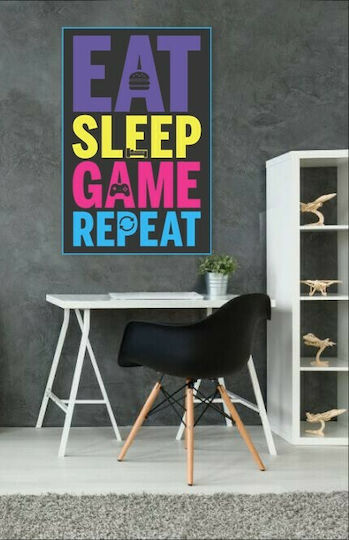 Pyramid International Kids Poster Eat, Sleep, Game, Repeat 61x91.5cm
