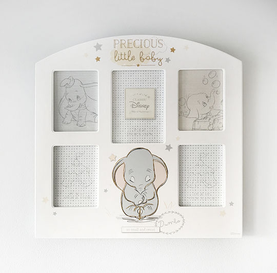 Disney Precious Little Baby Magical Beginnings Cadru de poze pentru copii Rama foto Lemn Alb