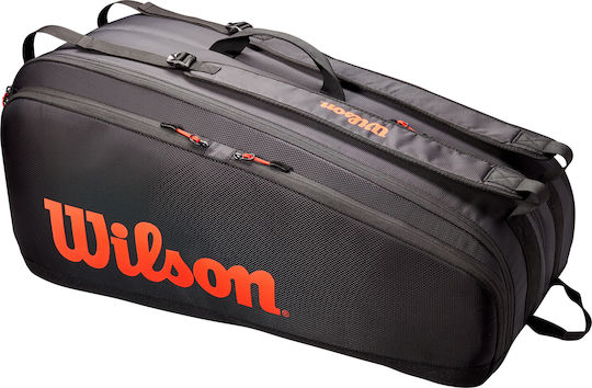 Wilson Tour 12-Pack Geantă Rucsacuri Tenis 12 rachete Negru