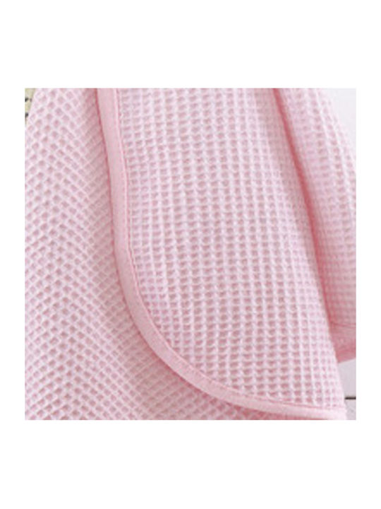 Rythmos Pătură Pepinieră Swaddling pături Sweety Pique Roz 80x90cm
