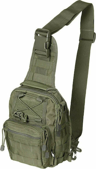 MFH Tactical Shoulder Molle Στρατιωτικό Τσαντάκι Στήθους Χακί 7lt
