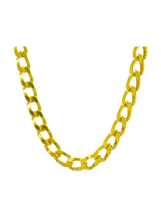 Visetti Damen Kette Nacken aus Stahl Breit Dicke 8.8mm und Länge 40cm Visetti Damen Kette Nacken aus Stahl Breit Dicke 8.8mm und Länge 40cm