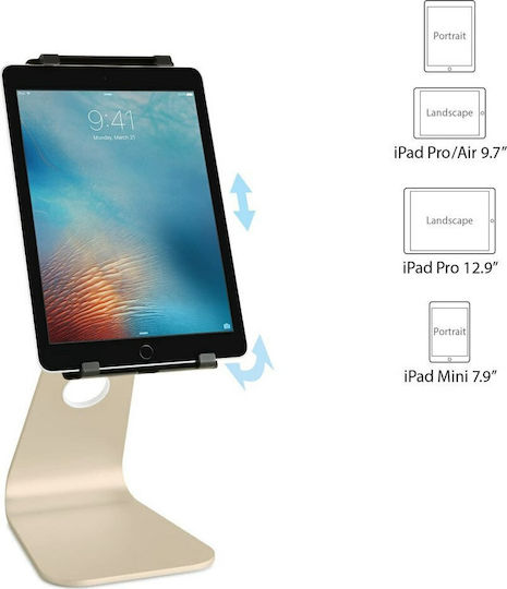 Rain Design mStand Tablet Pro Βάση Tablet Γραφείου έως 11" σε Χρυσό χρώμα