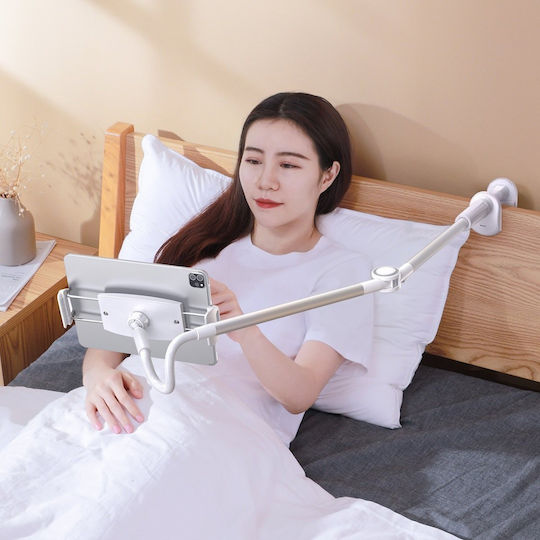 Baseus Otaku Life Rotary Lazy Holder Tablet Stand with Extension Arm Until 12.9" Silver