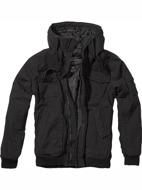 Bronx Jacke Bomber Schwarz