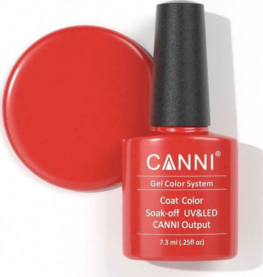 Canni Classic Ημιμόνιμο Βερνίκι Νυχιών 108 Energetic Red 7.3ml