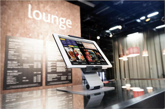 Durable Table Stand pentru tabletă Birou în culoarea Argintiu