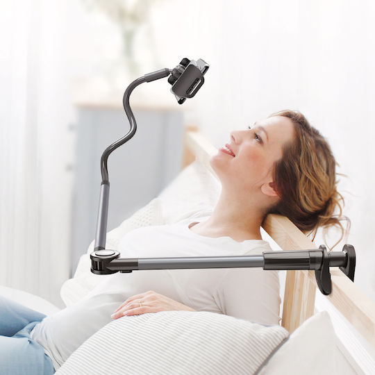 Baseus Otaku Life Rotary Lazy Holder Tablet Stand with Extension Arm Until 12.9" Gray