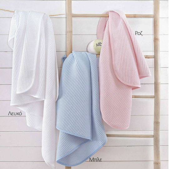 Rythmos Blanket Cot Sweety Waffle White 110x140cm