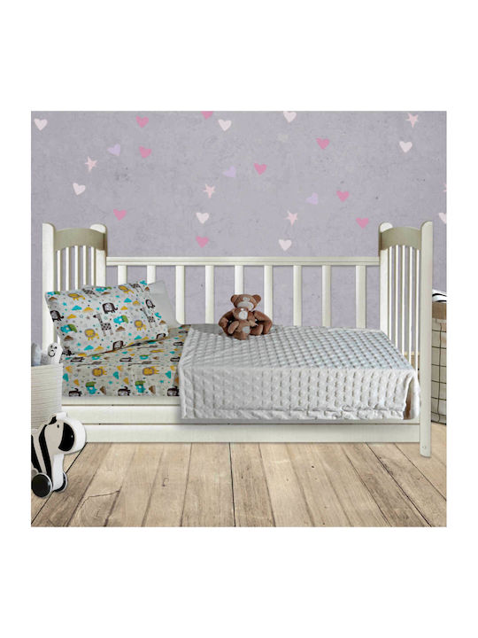 Das Home Blanket Cot Fleece Beige 110x150cm