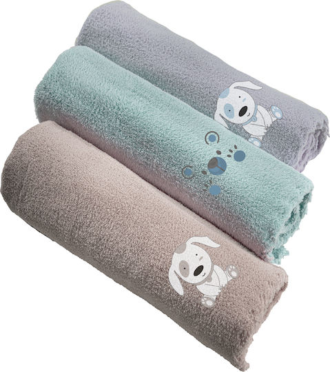 Guy Laroche Blanket Cot Puppy Fleece Beige 100x140cm