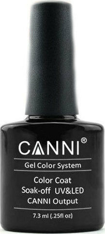 Canni Classic Ημιμόνιμο Βερνίκι Νυχιών 161 Pure Black 7.3ml
