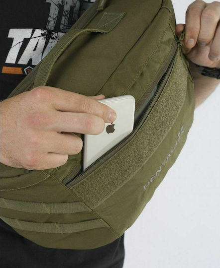 Pentagon Telamon Military Pouch Chest made of Polyester Black 8.5lt