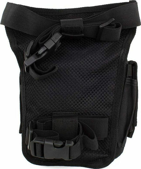 Polo Gun Military Pouch Thigh Black 3lt