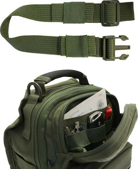 Brandit Us Cooper EDC Sling Military Pouch Chest made of Polyester Black 8lt