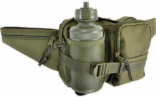 Mil-Tec Military Waist Bag Made of Khaki Polyester 1L