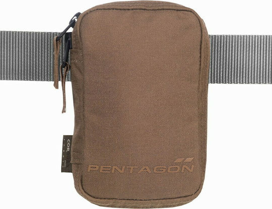 Pentagon Kyvos Военна Чантичка Колан от Cordura Кафяв 0.5лт