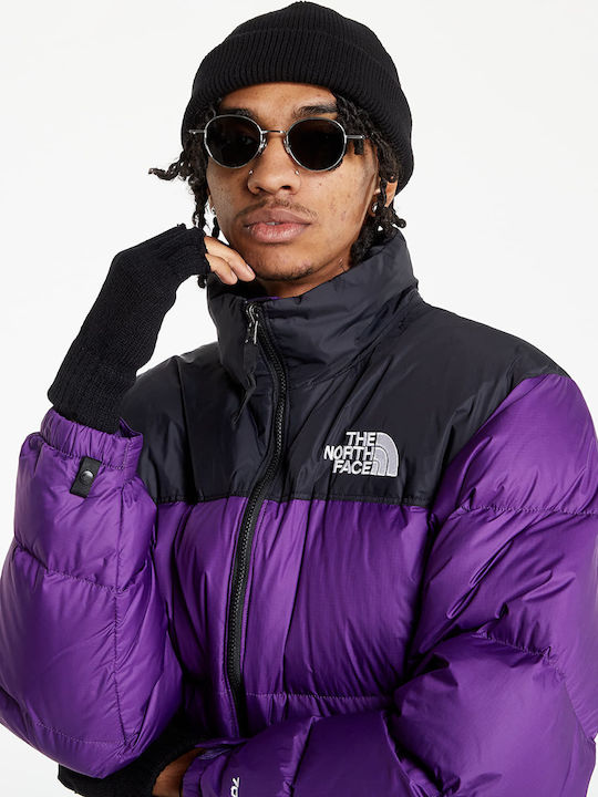 1996 Retro Nuptse Men's Winter Puffer Jacket Purple
