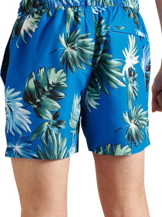 Superdry Superdry Herren-Bademode Kurze Hosen Blau Blumen