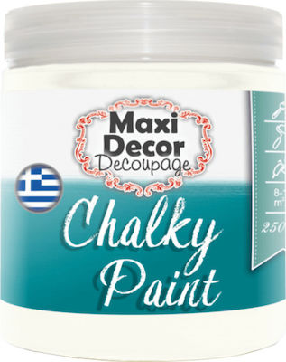 Maxi Decor Chalky Paint Colour Chalk 521 Ζαχαρί 100ml