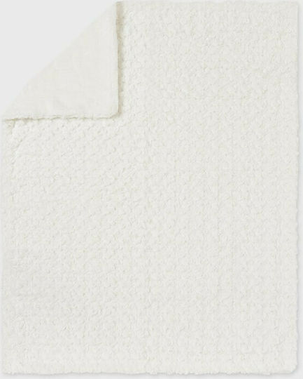 Mayoral Κουβέρτα Αγκαλιάς & Λίκνου Fleece Μπεζ 80x100εκ.